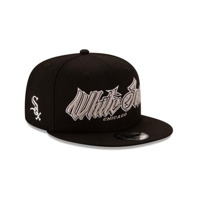 Sapca New Era Chicago White Sox MLB Slab 9FIFTY Snapback - Negrii